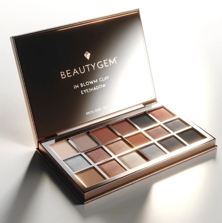 BeautyGem In Bloom Clay Eyeshadow Palette
